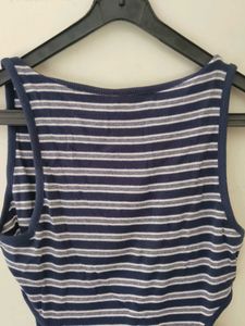 Hnm Blue Side Cut Dress