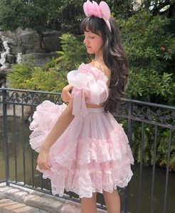 Organza Lace Cute Dress, Colour Available 🥰