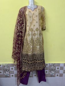 Elegant Embroidered Salwar Suit