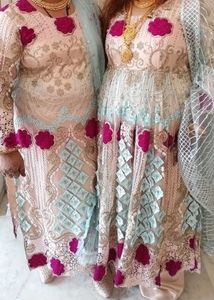 Heavy net pakistani suit