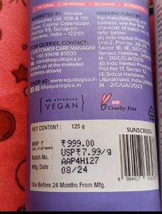 AQUALOGICA SUNSCREEN