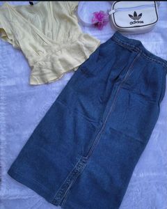 Long Denim Skirt🌸