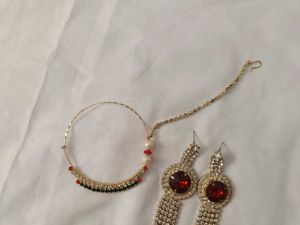 Premium Nath And Earings