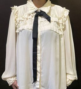 Ruffled Bow Blouse
