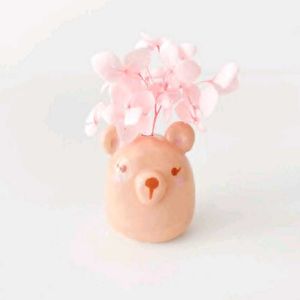 🌸 Mini Bear Vase 🐻