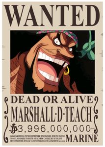 Pack Of 20 Wanted One Piece Anime Poster