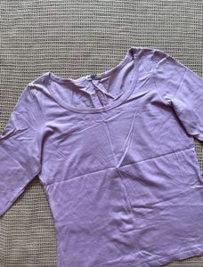 Lilac Long Sleeve Top