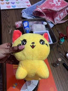 Cute Yellow Cat Plush