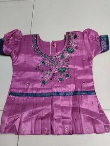 Elegant pattu pavadai Set