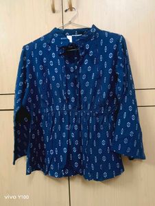 Blue Short Kurti