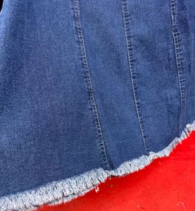 Denim Off-Shoulder Dress