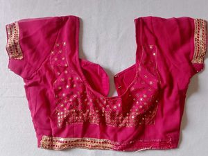 Magenta Saree