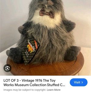 Vintage 1976  Toy  Museum Collection Stuffed Cat