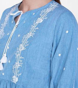 Embroidered Casual Top