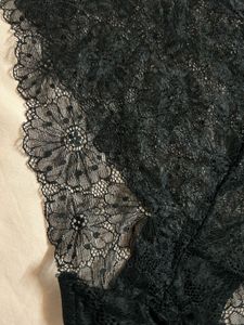 Elegant Black Lace Panties