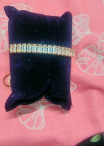 Beautiful Rose Gold Artificial Bracelet