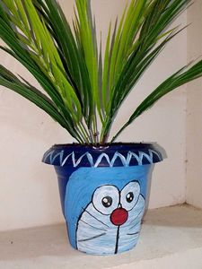 Doraemon Plant Pot ✌🏻 Hand-Painted