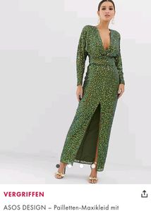Asos Front Slit Dress