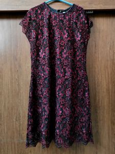 Elegant Floral Lace Dress