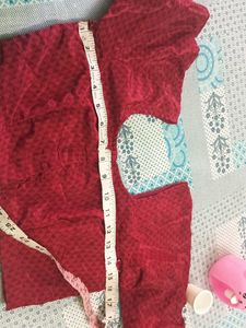 Printed Maroon And Off White Silk Saree