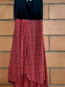 Chic Black &amp; Pink Party Dress