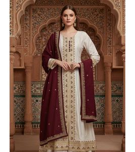 off white Aline kurta pant set