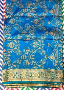 BLUE BANARASI SILK SAREE