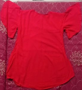 L-sized Red Colour Tunic
