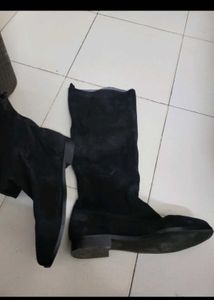 MANGO KNEE HIGH Black Boots
