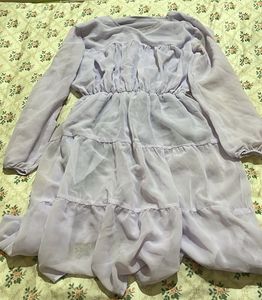 Lavender Tiered Dress