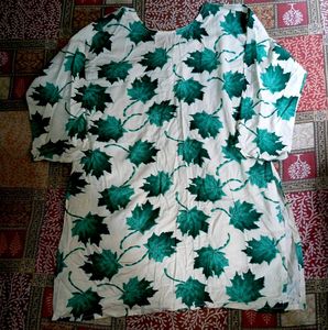 Leaf Print Kurta