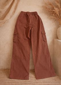 Rust-Colored Cargo Pants