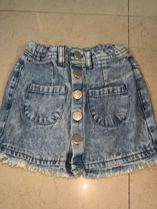 Babyhug Denim Skirt