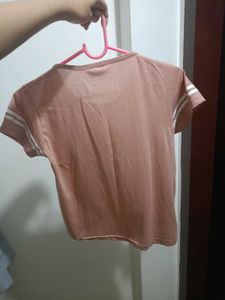 NYC 1985 Cropped Pink T-Shirt - Medium