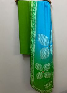 bandhani print suit