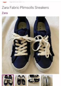 Zara Fabric Plimsolls