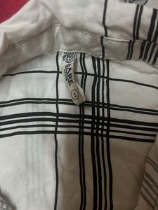Checked Oversized Shirt