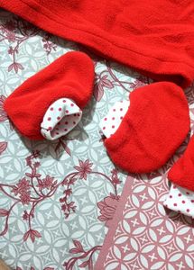 Cute Red Baby Outfit