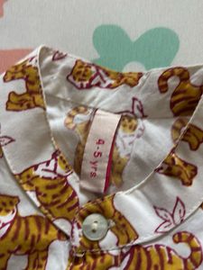 Boys kurta - Tiger print