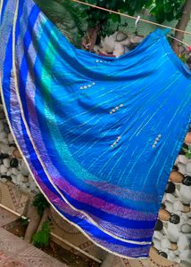 Ethnic blue skirt with chunni