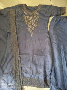 Elegant Embroidered Kurta Set