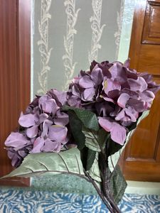 Purple Artificial 2 Flowers