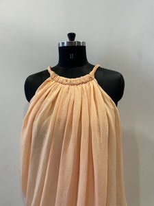cowl coral small dress