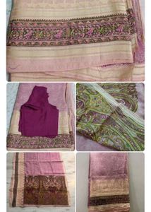 Pure Kota Pink Saree &amp; Blouse