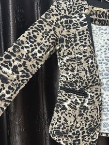 Animal Print Blazer