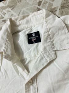 White Button-Down Shirt
