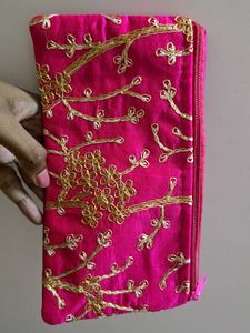Embroidered Pouch