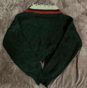 Knot-tie Off-Shoulder Sweater