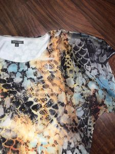 ROZ ALI Stylish Animal Print Top
