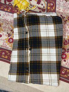 Pure cotton Blend Checked Shirt